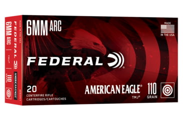 Image of Federal Cartridge Rifle Ammo 6Arc 110 Tmj Ae 20/10, AE6ARC1