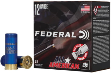 Image of Federal FAA12L175 All-American 12Gauge 2.75 1oz 7.5Shot 25 Per Box/10 Case