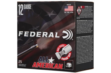 Image of Federal FAA12L175 All-American 12Gauge 2.75 1oz 7.5Shot 25 Per Box/10 Case