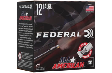 Image of Federal FAA12L175 All-American 12Gauge 2.75 1oz 7.5Shot 25 Per Box/10 Case