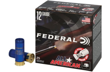 Image of Federal FAA12L18 All-American 12Gauge 2.75 1oz 8Shot 25 Per Box/10 Case