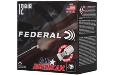Image of Federal FAA12L18 All-American 12Gauge 2.75 1oz 8Shot 25 Per Box/10 Case