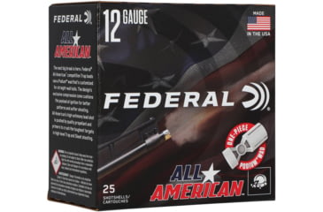 Image of Federal FAA12L18 All-American 12Gauge 2.75 1oz 8Shot 25 Per Box/10 Case