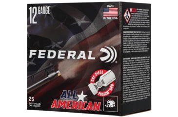 Image of Federal FAA12L75 All-American 12Gauge 2.75 1 1/8oz 7.5Shot 25 Per Box/10 Case