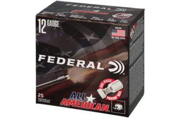 Image of Federal All American 12 Gauge 1 1/8oz 2 3/4in Shotgun Ammo, #7.5, 1145 FPS, 25 Rounds, FAA12L 7.5