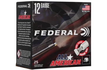 Image of Federal FAA12L75 All-American 12Gauge 2.75 1 1/8oz 7.5Shot 25 Per Box/10 Case