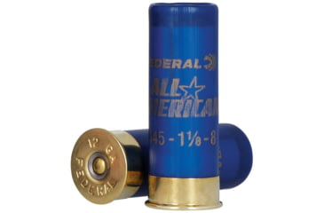 Image of Federal FAA12L8 All-American 12Gauge 2.75 1 1/8oz 8Shot 25 Per Box/10 Case