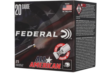 Image of Federal FAA208 20Gauge 2.50 7/8oz 8Shot 25 Per Box/10 Case