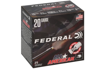 Image of Federal FAA208 20Gauge 2.50 7/8oz 8Shot 25 Per Box/10 Case