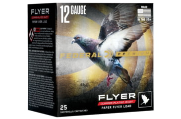 Image of Federal Paper Flyer 12 Gauge 1 1/4oz 2 3/4in Shotgun Ammo, #8, 25 Rounds, P154 8