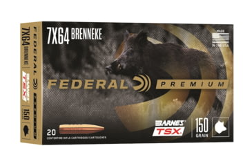 Image of Federal Premium TSX 7x64 Brenneke 150 Grain HP Brass Rifle Ammunition