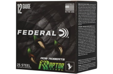 Image of Federal RRS1383 Rob Roberts Raptor 12Gauge 3 1 3/8oz 3Shot 25 Per Box/10 Case