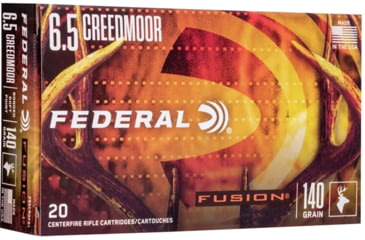 Image of Federal 6.5 Creedmoor 140 Grain Soft Point Tipped Brass Cased Rifle Ammo, 20 Rounds, F65CRDTFS1