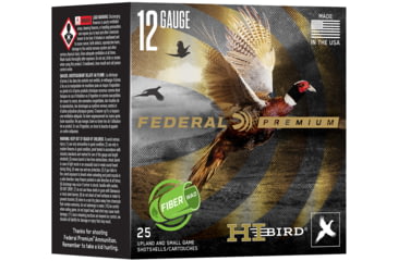 Image of Federal Hi-Bird Fiber Wad Bismuth 12 Gauge 1.25oz, 2.75in Shotgun Ammo, #5, 25 Rounds, HVFB12HW 5
