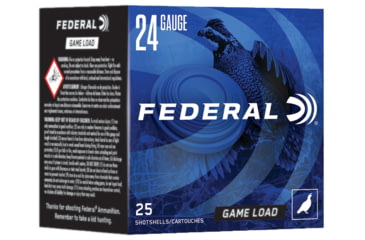 Image of Federal Premium Game-Shok 24 Gauge 11/16 oz 2 1/2in Centerfire Shotgun Ammo, 25 Rounds, N124 8