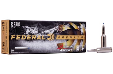 Image of Federal Premium Trophy Copper 6.5mm PRC 120 Grain Trophy Copper Brass Cased Centerfire Rifle Ammo, 20 Rounds, P65PRCTC1