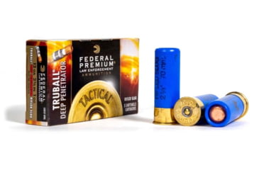 Image of Federal Premium TruBall Deep Penetrator 12 Gauge 1 oz 2.75 in Shotgun Rifled Slug Ammo, 5 Rounds, LEB127DPRS