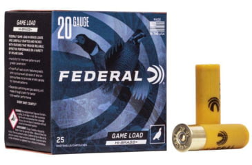 Image of Federal Premium 20 Gauge 3in 3DR 1 1/4oz 5 Shotgun Ammo, 25 Rounds, H258 5
