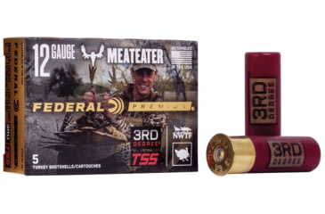 Image of Federal Premium 3rd Degree 12 Gauge 1.75 oz 3rd Degree with HEAVYWEIGHT TSS Centerfire Shotgun Ammo, 5,6,7 Shot, 5 Rounds, PTDX157 567, PTDX157 567