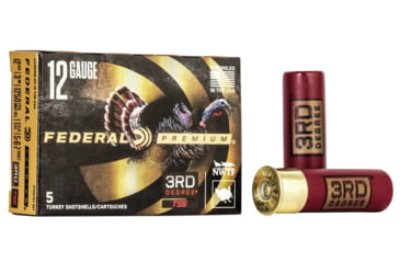 Image of Federal Premium 3RD Degree w/Heavuweight TSS 12 Gauge 1 3/4oz 3in Shotgun Ammo, 5 Rounds, PTDX157 567