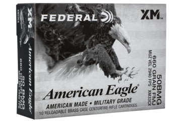 Image of Federal Premium .50 BMG 660 GR FMJ AMMO 10RD, XM33CX