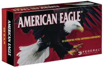 Image of Federal Premium .45 ACP 140 Grain Lead-Free Ball Brass Centerfire Pistol Ammo, 50 Rounds, AE45LF1