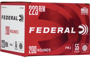 Image of Federal Premium American Eagle Rifle Ammo, .223 Remington, Full Metal Jacket Boat Tail, 55 grain, 200 Rounds, Bulk, BP223BL200