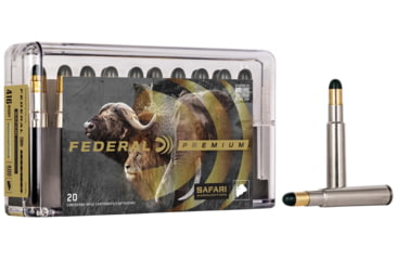 Image of Federal Premium CAPE-SHOK .416 Rigby 400 Grain Woodleigh Hydro Solid Centerfire Rifle Ammo, 20 Rounds, P416WH