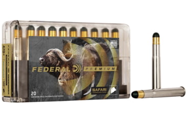 Image of Federal Premium CAPE-SHOK .470 Nitro Express 500 Grain Woodleigh Hydro Solid Centerfire Rifle Ammo, 20 Rounds, P470WH