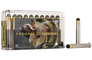 Image of Federal Premium CAPE-SHOK .500 Nitro Express 570 Grain Woodleigh Hydro Solid Centerfire Rifle Ammo, 20 Rounds, P500NWH