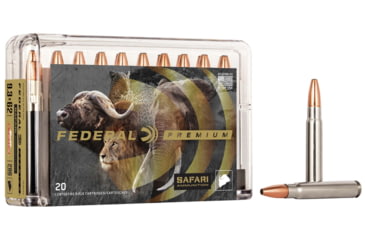 Image of Federal Premium CAPE-SHOK 9.3x62mm Mauser 286 Grain Swift A-Frame Centerfire Rifle Ammo, 20 Rounds, P9362SA