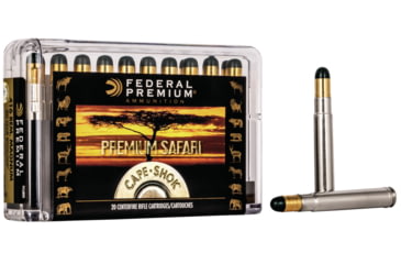 Image of Federal Premium Cape-Shok Rifle Ammo, .416 Remington Magnum, Woodleigh Hydro Solid, 400 grain, 20 Rounds, P416RWH
