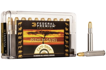 Image of Federal Premium CAPE-SHOK .416 Rigby 400 Grain Trophy Bonded Sledgehammer Solid Centerfire Rifle Ammo, 20 Rounds, P416T2