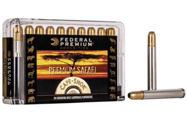 Image of Federal Premium CAPE-SHOK .458 Lott 500 Grain Trophy Bonded Sledgehammer Solid Centerfire Rifle Ammo, 20 Rounds, P458LT2