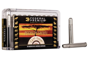 Image of Federal Premium CAPE-SHOK .458 Winchester Magnum 500 Grain Trophy Bonded Bear Claw Centerfire Rifle Ammo, 20 Rounds, P458T2