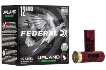 Image of Federal Premium Upland Steel 12 Gauge 1 1/8oz 2 3/4'' Shotgun Ammo, 6, 25 Rounds, USH12 6