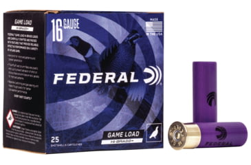 Image of Federal Premium Game Shok 16 Gauge 1 1/8oz 2 3/4'' Shotgun Ammo, 7.5 Shot, 25 Rounds, H163 7.5