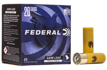 Image of Federal Premium Upland Heavy Field 20 Gauge 2 1/2oz 2 3/4'' Shotgun Ammo, 7.5 Shot, 25 Rounds, H202 7.5