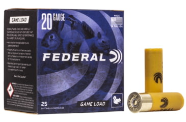 Image of Federal Premium Game Load Upland 20 Gauge 7/8oz 2 3/4in Shotgun Ammo, 7.5 Shot, 25 Rounds, H200 7.5
