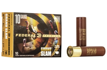 Image of Federal Premium Grand Slam 10 Gauge 2oz 3 1/2'' Shotgun Ammo, 5 Shot, 10 Rounds, PFCX101F 5