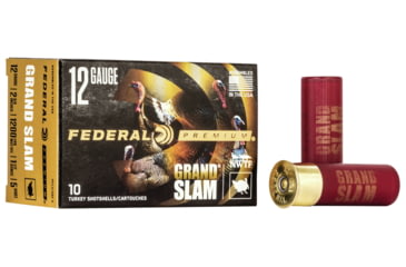 Image of Federal Premium Grand Slam 12 Gauge 1 1/2oz 2 3/4'' Shotgun Ammo, 5 Shot, 10 Rounds, PFCX156F 5