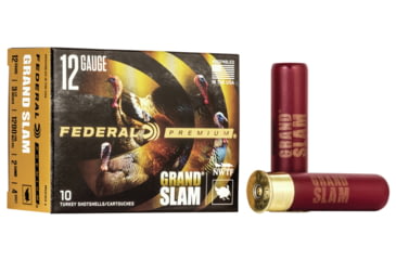 Image of Federal Premium Grand Slam 12 Gauge 2oz 3 1/2'' Shotgun Ammo, 4 Shot, 10 Rounds, PFCX139F 4