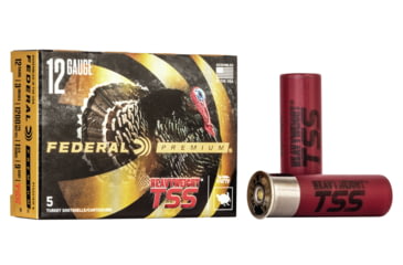 Image of Federal Premium Heavyweight TSS 12 Gauge 1 3/4oz 3'' Centerfire Shotgun Ammo, 9 Shot, 5 Rounds, PTSSX193F 9