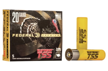 Image of Federal Premium Heavyweight TSS 20 Gauge 1 1/2oz 3'' Shotgun Ammo, 7 Shot, 5 Rounds, PTSSX259F 7