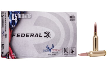 Image of Federal Premium Non-Typical Rifle Ammo, 6.5 Creedmoor, Non-Typical Soft Point, 140 grain, 20 Rounds, 65CDT1