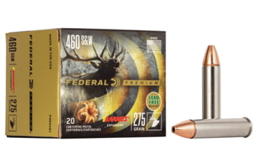 Image of Federal Premium 460 S&amp;W 275 Grain Barnes Expander Centerfire Pistol Ammo, 20 Rounds, P460XB1