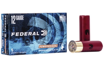 Image of Federal Premium Power Shok 12 Gauge 547 Grain 2 3/4in Rifled Slug Shotgun Ammo, 5 Rounds, F130 RS