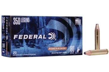 Image of Federal Premium Power-Shok .350 Legend 180 Grain Soft Point Centerfire Rifle Ammo, 20 Rounds, 350LA