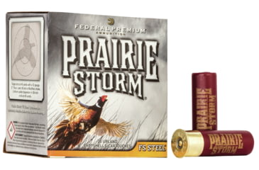 Image of Federal Premium Prairie Storm 12 Gauge 1.125 oz Prairie Storm FS Steel Centerfire Shotgun Ammo, 3 Shot, 25 Rounds, PFS143FS 3, PFS143FS 3