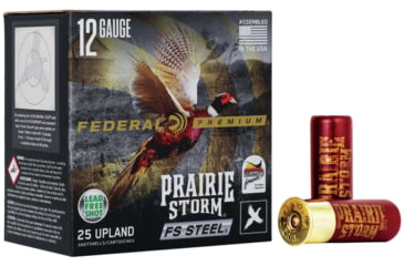 Image of Federal Premium Prairie Storm 12 Gauge 2.75in #4 Shot 1 1/8oz 1500 ft/s Centerfire Shotgun Shot Ammo, 25 Rounds, PFSX147FS 4